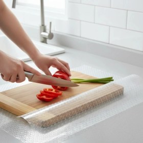 Resim Datatek Şeffaf Kaydırmaz Dolap Içi Raflık Koruyucu Çekmece Örtüsü 45X300 cm Pvc Eva 