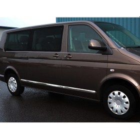 Resim Nova Krom Vw T5 Transporter Krom Yan Kapı Çıtası 7 Prç. U.ş 2010 Üzeri 