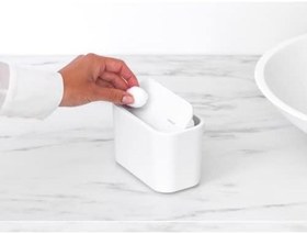 Resim Brabantia Banyo Çöp Kutusu, Beyaz, Tek Boyut 