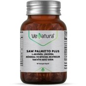 Resim Venatura Saw Palmetto Plus L-Arjinin Likopen Mineral ve Bitki Ekstreleri Takviye Edici Gıda 60 Kapsül 