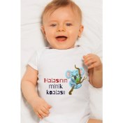 Resim Tuğba Baby Özel Tasarım Bebek Zıbın - Çıtçıtlı Body (Halasının Minik Koalası) 