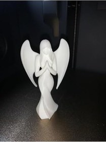 Resim TSC PLA Malzeme Natural Melek Heykeli – Hediyelik Ev Ofis Dekoratif Ürün 13CM 