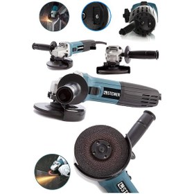 Resim Steiner 2400 W 125 MM Devir Ayarlı Avuç İçi Taşlama Makinesi 