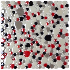 Resim Mutfak, Banyo, Sauna, Spa, Havuz ve Tüm yüzeyler için Cam Mozaik. 