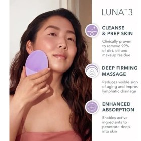 Resim Hype Store Foreo Deep Clean Luna 3 Paket - Hassas Ciltler Için Yüz Temizleme Fırçası ve Masaj Aleti + Luna Mikro Köpük Yüz Temizleyici 2.0, 100ML - Temizleyici ve Yaşlanma Karşıtı Masaj Aleti 