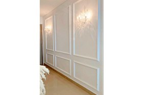 Resim Deco Master 4 cm Polistren Dekoratif Boyanabilir Duvar Çıtası 240 cm Uzunlukta Hafif ve Dayanıklı 