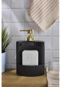 Resim Perotti Montana 16509 Oval Sıvı Sabunluk Siyah 540 ML Siyah 