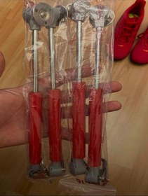 Resim Tampon Lip Ek Tutucu Amortisör Kırmızı Renk 1 Çift kırmızı 