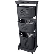 Resim Titiz Antrasit Kat Kat Sepet Organizer (0262-01-226-99-241458) 