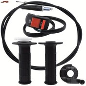 Resim Boatshop1 Jfg Racıng Mini Bisikletler Atv Quadlar İçin Siyah Gaz Kumandalı Stop Seti 50cc 250cc 