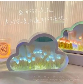 Resim Uslucan Alışveriş El Yapımı Büyük Boy Bulut Gece Lambası 