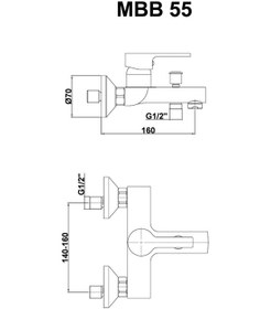 Resim Mbb55 Solus Banyo Bataryası Tsen817 Krom 