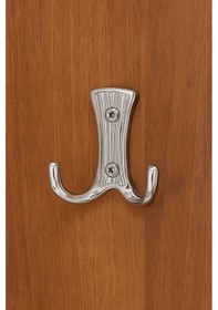 Resim Troy Portmanto Vestiyer Duvar Dolap Elbise Askısı Krom Metal Mobilya Kapı Askılığı Askılık 10 Adet Krom 