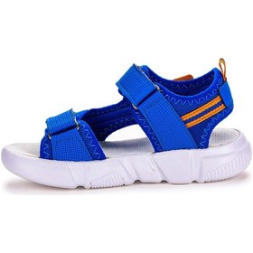 Resim Kiko Kids Cırtlı Yürüyüş Erkek Çocuk Sandalet 201 Saks Saks 