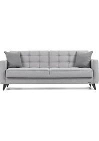 Resim Vipa Orlando Yataklı Sandıklı Konforlu Üçlü Kanepe, Salon Ve Oturma Odası İçin, Gri 