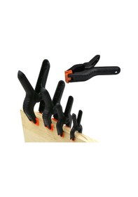 Resim Kıskaç Klips Yaylı Işkence Plastik Kelepçe Güçlü Mafsallı Çene 4 