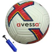 Resim BSF-022 4 Astar 400 gr No:5 Futbol Maç Topu Orta Sertlikte Tüm Zeminlere Uygun, El Pompası Hediyeli 