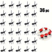 Resim 32/36 Parça Meyve Çatal Seti, Karınca Şekilli Kürdanlar, Karikatür Meyve Tatlı Çatalları, Yeniden Kullanılabilir Karınca Yemek Çatalları, Atıştırmalık Pasta Tatlı Hayvan Aperatif Çatalları, Parti Serisi Plastik Kürdanlar 