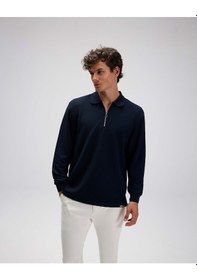 Resim Ellesse Erkek Polo Sweatshirt Em601 Lacivert 