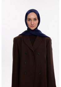 Resim Mirsoy Scarf İdol Janjan Şal Lacivert 