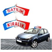 Resim ZAFERALMNYM Araç Üstü Rüzgar Gülü Çift Taraflı Tabela Satılık / Kiralık 
