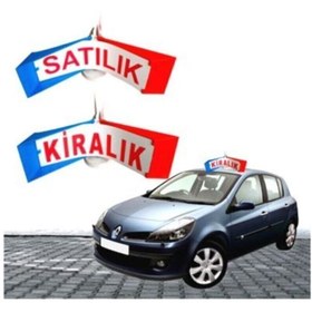 Resim ZAFERALMNYM Araç Üstü Rüzgar Gülü Çift Taraflı Tabela Satılık / Kiralık 