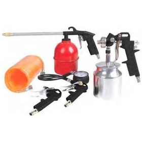 Resim 5 Parça Boya ve Hava Tabancası Seti Mk1304 