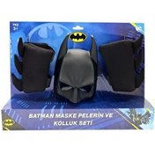 Resim Batman Maske Pelerin Kolluk 3’lü Set 