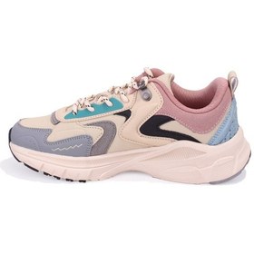 Resim Jump 30866 Bej Pembe Ortopedik Ortopedik Günlük Kadın Spor Ayakkabı Pembe 