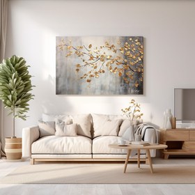 Resim Altın Tozlu Dallar - 100x70 