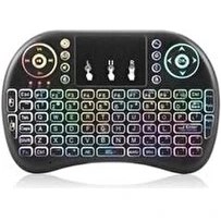 Resim Powerstar Torima Kablosuz Şarjlı Rgb Mini Klavye Pilli 
