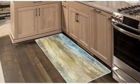 Resim Colorix Carpet Kaymaz Taban Tezgah Önü Mutfak Paspası 75x150 Cm No: 221 