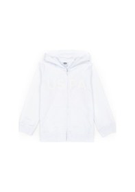 Resim U.s. Polo Assn. Erkek Çocuk Beyaz Sweatshirt 50279797-vr013 Beyaz 