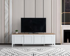 Resim Yalı Modern Dolaplı Tv Sehpası 180*45*55 