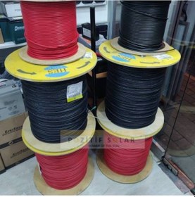 Resim 6mm Solar Kablo 10 M Kırmızı 10 M Siyah Toplam 20 M 