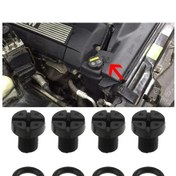 Resim Lasonstiges 4 Adet Otomatik Boşaltma Genleşme Tankı Cıvataları 17111712788 Bmw 1 3 5 7 Serisi 8 X1 X3 X5 Z3 Z4 E85 E86 Z8 E52 Siyah 