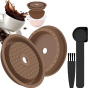Resim Galaxxy Nespresso Için 2 Adet Yeniden Kullanılabilir Kahve Kapsülü Kapağı, Alüminyum Folyo ile Doldurulabilir Vertuo Kahve Kapsül Diskleri (Yurt Dışından) 