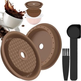 Resim Galaxxy Nespresso Için 2 Adet Yeniden Kullanılabilir Kahve Kapsülü Kapağı, Alüminyum Folyo ile Doldurulabilir Vertuo Kahve Kapsül Diskleri (Yurt Dışından) 