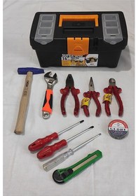 Resim 11 Parça Tamir Seti Pense Kargaburun Yankeski Çekiç Tornavida Kon 