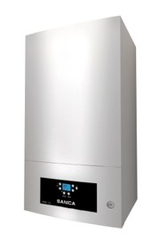 Resim Sanica Yoğuşmalı Kombi 24 Kw Baca Dahil 