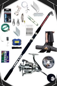 Resim Oslo Anaconda 360cm 100-300gr Oslo Shark 6000 Göl Ve Deniz Olta Seti Standart 