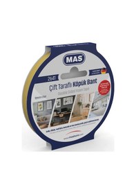 Resim MAS ÇİFT TARAFLI KÖPÜK BANT 12MM X 5M 2641 
