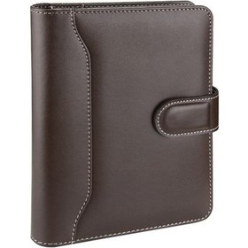 Resim Organizer Ajanda Tarihsiz Kareli 17x22 CM - Kahve Kahverengi 
