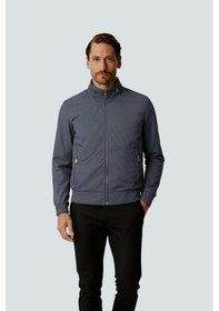 Resim İgs Mavi Modern Erkek Bomber Mont-26031 