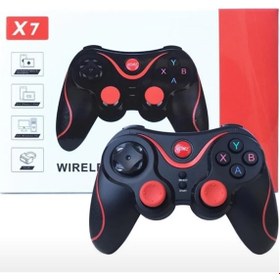 Resim X7 Wireless Kablosuz Oyun Kolu Bluetooth Joystick Gamepad 