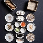 Resim 14 Parça 6 Kişilik Handmade Kahve Yaprak Kahvaltı Takımı - Lüx Kahvaltılık Sunum Seti Vienev