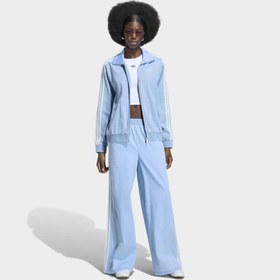 Resim adidas Originals Summer Glow Firebird Kadın Mavi Jean Ceket (KW8757) 