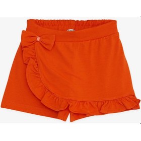 Resim Breeze Kız Çocuk Şort Etek Fiyonklu Fırfırlı 1.5-5 Yaş, Turuncu-turuncu Turuncu 