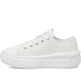 Resim U.S. Polo Assn. CLEME TEX JR 5FX Beyaz Kız Çocuk Sneaker 