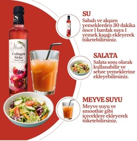 Resim Alaçatı Collagen (Kolajen) Sirke Doğal Fermantasyon 500 ml - Katkısız İçilebilir - Tip 1-3 